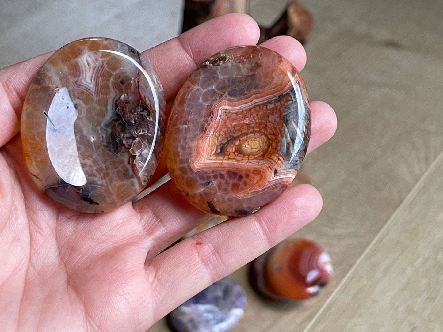 Worry stones | Different crystals