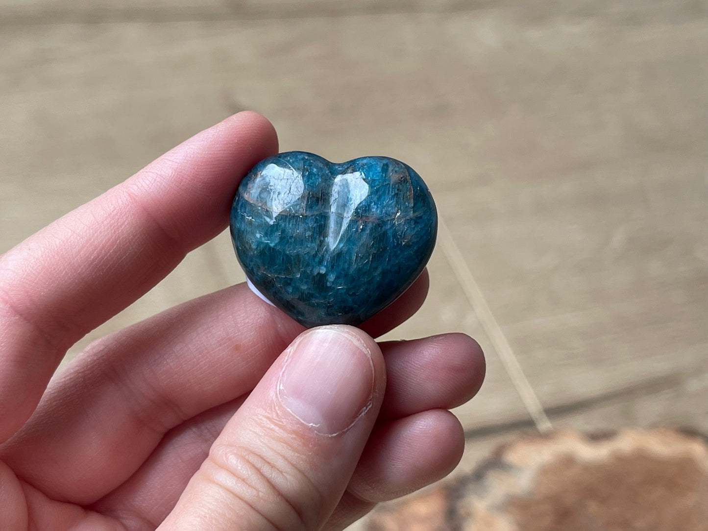 Apatite AA gem grade and size small hearts | Madagascar