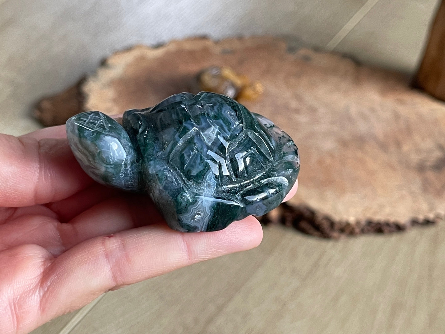 Carved bigger turtles
