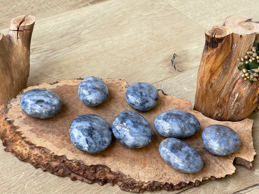 Blue opal palmstones | Intuitively chosen