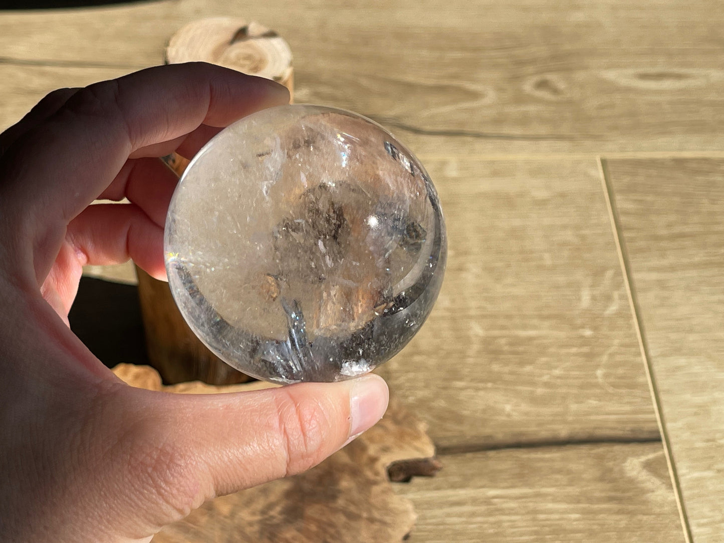 Clear quartz sphere Q5