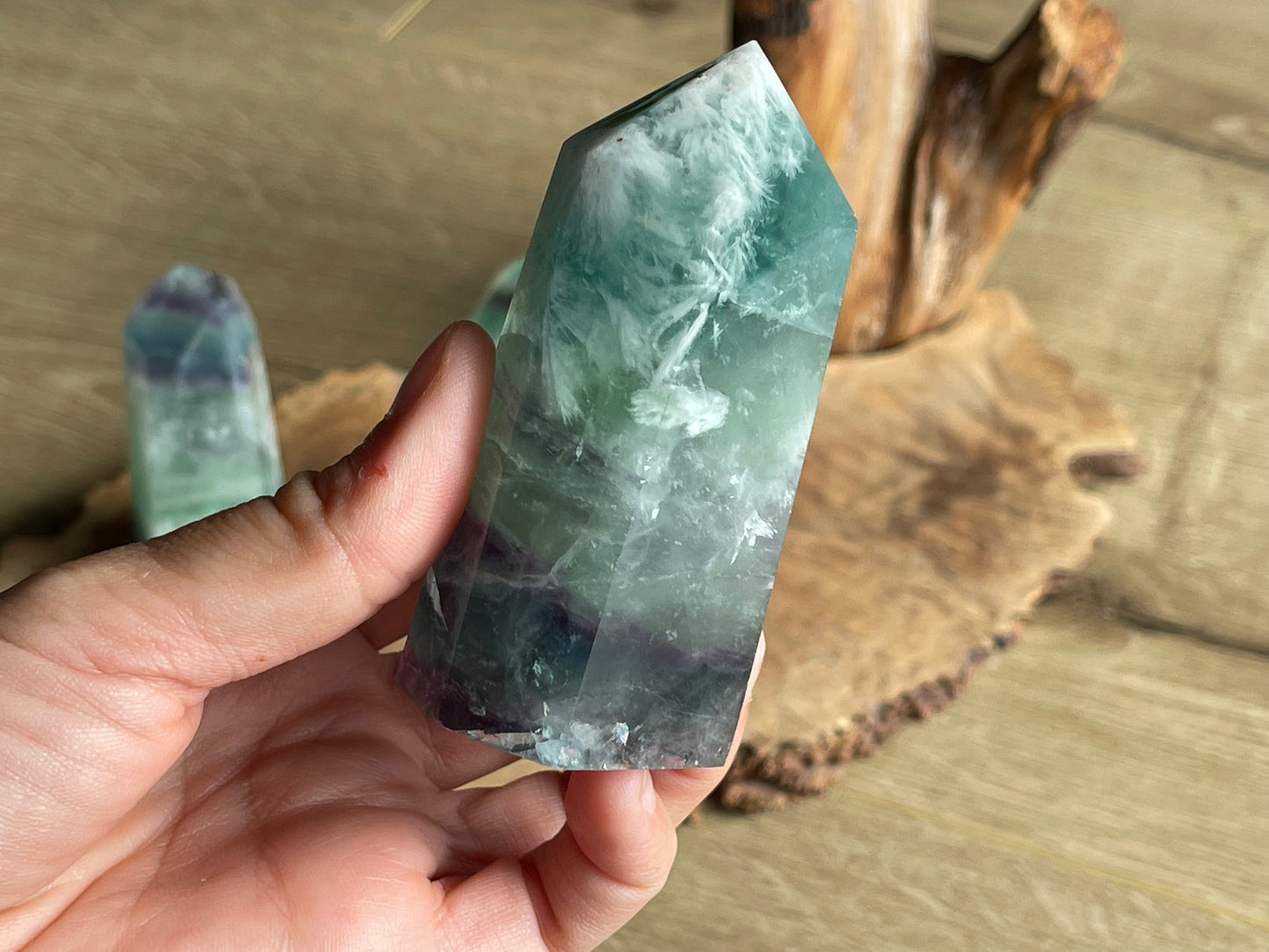 Feather fluorite towers F71-F73
