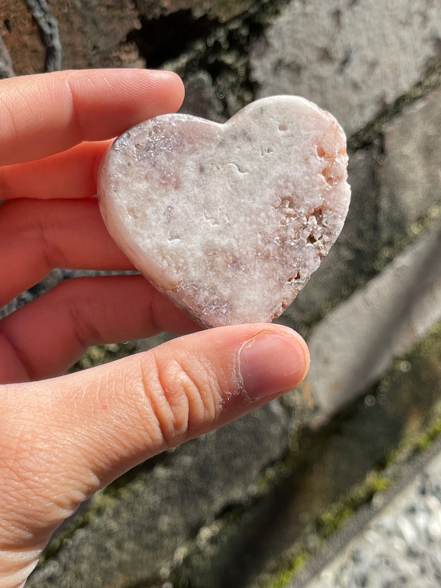 Pink amethyst small hearts | Brazil