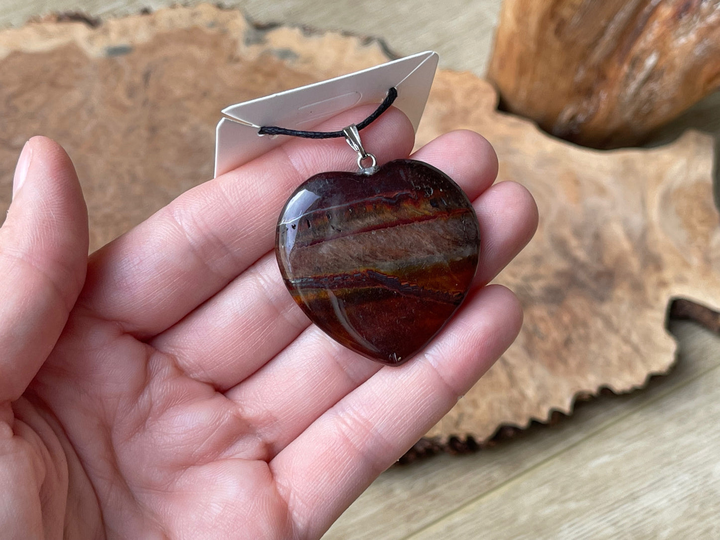 Red tiger's eye necklace A | Madagascar
