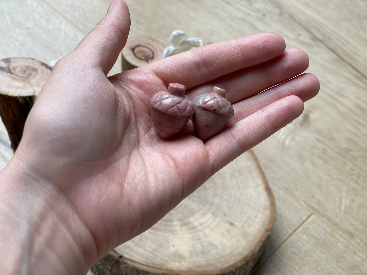 Crystal acorns