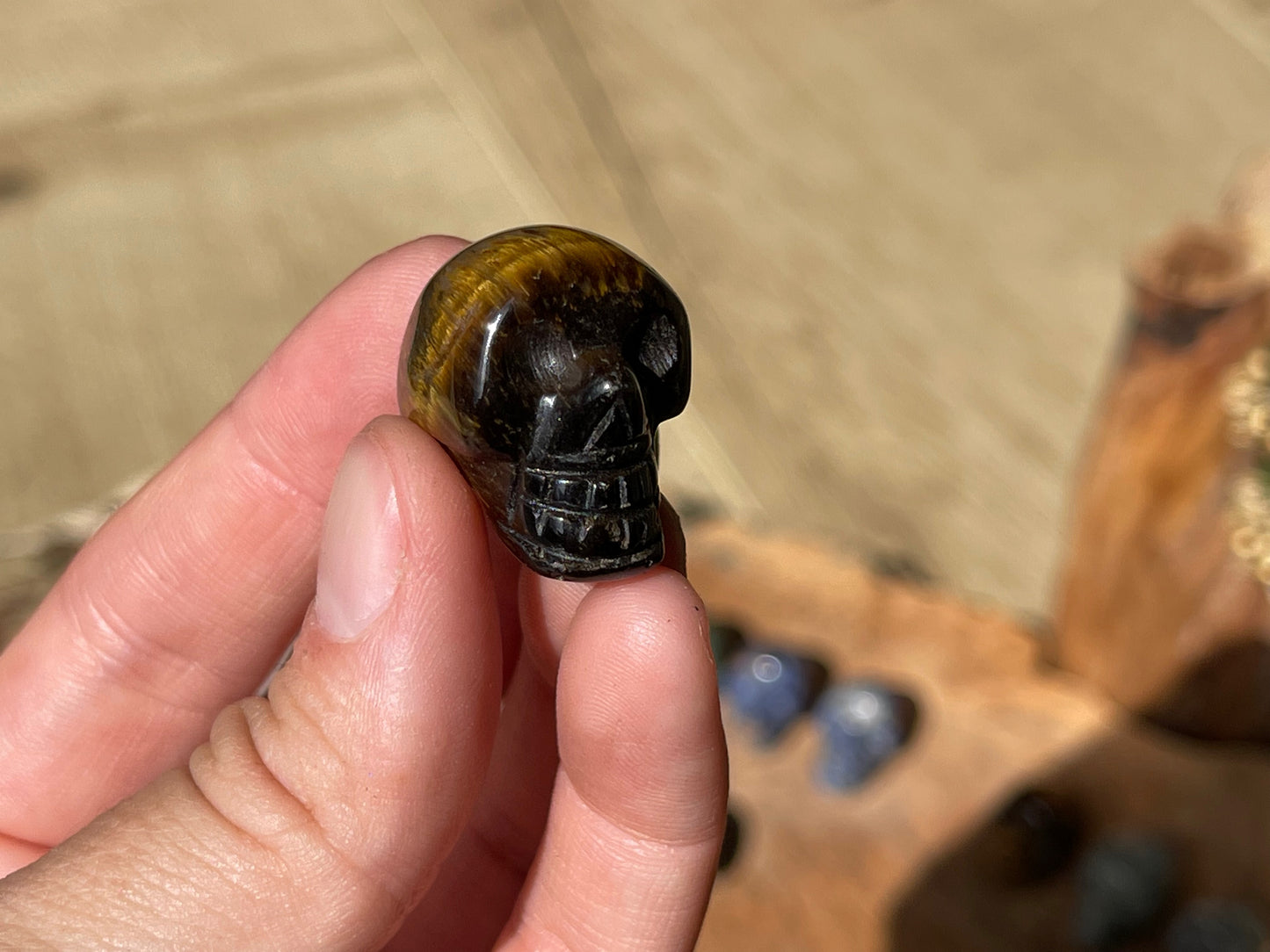 Skulls mini natural crystal materials